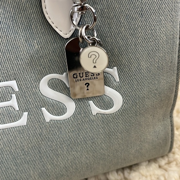 Light blue denim Guess bag - Picture 2 of 7